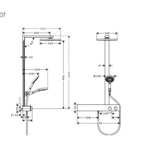 Alternative view of Sen cây tắm đứng Carrie CR 5117